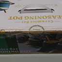 Fvstar Sugar Bowl with Lid and Spoon, Ceramic Salt Containers for Countertop, Salt and Sugar Container Sets, White Seasoning Bowls, Gold Condiment Containers for Kitchen Coffee Bar