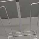 L Size Gloves Box Holder Glovesbox Wire Rack Dispenser for Gloves,Tissues Paper Towels Organizer - Mounting Accessories Included - Holds 3 boxes - Perfect for Lab, Food Service and Home (Medium)