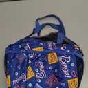 FOKDUVB Bingo Bag with Pockets for Daubers Dabbers Dobbers Dotters Casino Bingo Game Accessories for Adults Seniors Blue