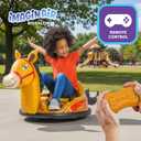6V Horse Toys Toddler Bumper Car - Toddler Toy, Kids Electric Car, Ride On Toy, w/Music, Parent Remote Control, LED Lights, 360 Spin, Auto-inflated, 1 MPH, Max Weight of 66lbs, Age 1.5-4, Medium