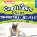 Hartz Comfitables Disposable Dog Diapers, Size Medium 12 Count, Comfortable & Secure Fit, Easy to Put On, Super Absorbent Male and Female Diaper