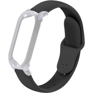 TUDIA Snap On PC Case with Adjustable Silicone Wristband Compatible with PLAUD NotePin AI Voice Recorder [for 5.6"8.5" Wrists] Comfort Lightweight Wearable Strap Secure Fit Accessories - Black