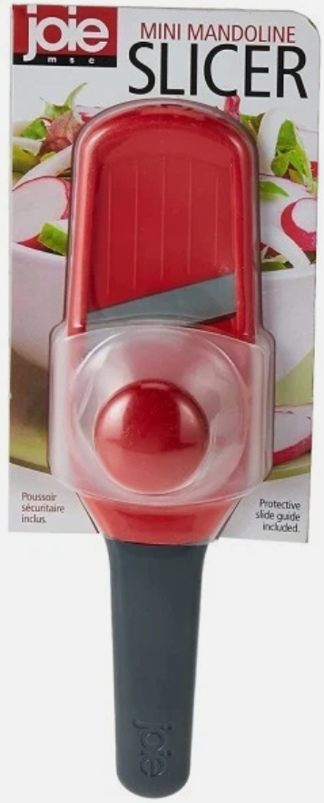 Joie Mini Mandoline Slicer (Colors May Vary), Red, 29433 Joie Mini Mandoline Slicer (Colors May Vary), Red, 29433