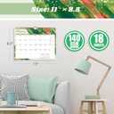 3 x 2026 Calendar, 2026 Wall Calendar, 18 Month Wall Calendar 2026-2027, January 2026 to June 2027 Calendar with Twin-Wire Binding, Hanging Hook and Julian Dates, 11" X 8.5" (Drift Sand)