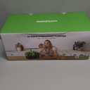 Ahopegarden Hydroponics Growing System Kit Indoor Herb Garden with Grow Light 12 Pods, with LCD Touch Panel Hydroponic Planter, Planting Height Up to 17", Grower Harvest Fresh Veggie Lettuce, Black