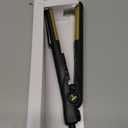 Andis 67695 Professional Curved Edge, 1-inch 450F High Heat Tourmaline Nano-Ceramic Hair Flat Iron with Dual Voltage and Auto Shut-Off - Frizz-Free Ceramic Hair Straightener - Black/Gold