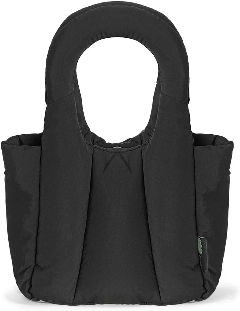 AUCARIO Crossbody Tote Bag for Women, Shoulder Handbag Trendy Hobo Purses Shoulder Handbags With Wide Shoulder Strap (black)