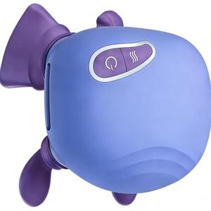 Bionic Heated Massager, Portable Shiatsu Neck and Back Massager, Electric Deep Tissue 4D Kneading Massage, Simulated Human Hand Design for Pain Relief and Muscle Relax (073blue)