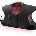 Red Light Therapy for Neck and Shoulder, 290 LEDs 660nm & 850nm Infrared Red Light Therapy Neck and Shoulder Heating Pad, 5-Level Light Intensities & 4-Level Pulse Wearable Wrap