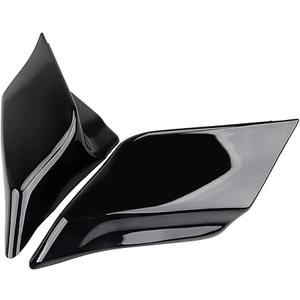Vivid Black Extended Side Covers Stretched Side Panels Fit for Harley Touring Road Glide Street Glide Road King 1997-2007
