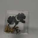 Straw Covers for Stanley Cup Accessories: Black Decorations for Stanley 30 oz & 40 oz Tumbler with Handle, Bling Letter Charms and Flower Silicone Straw Cap Topper, Trendy Stuff for Teen Girls & Women