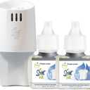 Scent Fill Fresh Linen Plug in Air Freshener, Scented Oil Refills, 2 Refills + Diffuser