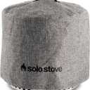 Solo Stove Bonfire Shelter - Weather-Resistant Round Cover for Solo Stove Bonfire Fire Pit and Accessories - PVC-Coated Polyester with Aluminum Reinforcement - Year-Round Protection (Gray)