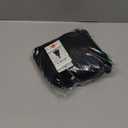 ZESICA Women's Sexy Ruched Bodycon Midi Dress Long Puff Sleeve Square Neck Backless Cocktail Party Wedding Dresses (Black), Small