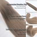Ash Brown Braiding Hair Pre stretched Hypoallergenic Synthetic Braiding Hair for Box Braids and Twists Long Braid Hair Extensions for Black Women