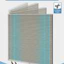 No Drill Cellular Shades, Trim-to-Fit Blackout Cordless Honeycomb Blinds, 34.5"W x 64"H
