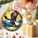 Christmas Ornaments, Bald Eagle Ornament, Christmas Tree Ornaments, Xmas Decorations, Holiday Decorations, Bald Eagle Gifts, Holiday Party Gifts, and Xmas Gift Ideas