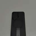 SURITCH for Samsung Galaxy S25 Phone Case, Magnetic Shockproof Bumper Case Slim Protective Cover with Camera Cover & Adjustable Metal Kickstand for Galaxy S25 (2025)-Black