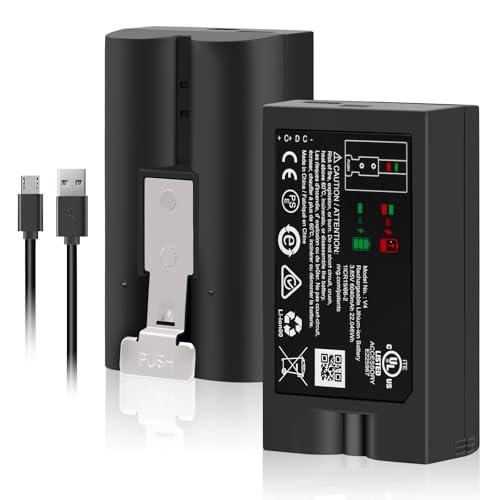 1-Pack Replacement V4 Battery for Ring-Video Doorbell 1/2/3/3Plus/4, Spotlight Cam and Stick Up Camera, Rechargeable Upgraded Ring Camera Batteries (2nd & 3rd Gen), 3.65V 6040mAh Lithium-Ion Battery