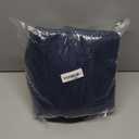 Indoor Doormat, Front Back Door Mat Rubber Backing Non Slip Door Mats 32”x40” Absorbent Resist Dirt Entrance Doormat Inside Floor Mats Rug for Entryway Machine Washable Low-Profile (Navy Blue)