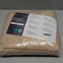 LuxClub 4 PC King Sheet Set, Breathable Luxury Bed Sheets, Deep Pockets 18" Wrinkle Free Cooling Bed Sheets Machine Washable Hotel Bedding Silky Soft - Light Khaki King