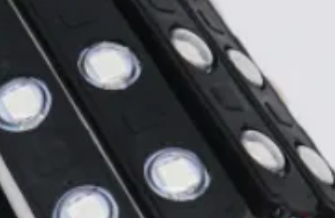 8PCS 24 LED Interior Light Strip Waterproof Cool White For Car Van Bus Caravan