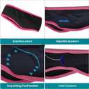 Sleep Headphones Stereo Headband with Ultra Thin Speakers.Perfect for Side Sleeper,Sports,Travel,Meditation,Relaxation (Pink)