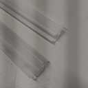 2 PCS Shower Door Bottom Seal, 5/16 X 36 Frameless Shower Glass Door Seal, Clear PVC Shower Door Sweep Stop Shower Leaks, Shower Seal for 5/16 Inch (8mm) Glass