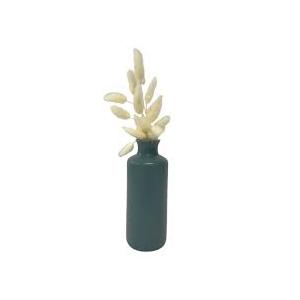 Holiday Home Setaria Viridis in Blue Vase