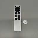 Replacement Remote Control for All Apple TVs: for Apple 4K/ Gen 1 2 3 4/ HD A2169 A1842 A1625 A1427 A1469 A1378 A1218 with TV Control Function