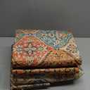 nunubaby 2PACK Washable Pee Pads for Dogs, Stylish, Non-Slip and Leak-Proof Pee Pads. Reusable Potty Pads for Dogs for Crates and Floors.(Cream/Multi, 72" x72" )