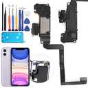 YWLRONG Earpiece Speaker for iPhone 11 - Replacement with Light, Proximity Sensor, Flex Cable and Repair Tools