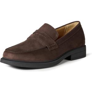 Amazon Essentials Men's Classic Penny Loafers Dress Shoes, Size 11 (Brown)
