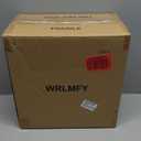 Wrlmfy Hammered Glass Shade Replacement for E26 Pendant Light, Chandelier, Table Desk Floor Lamp and Wall Sconce, 11" Stained Lampshade for Vanity Light, Dia 11", Height 5.5", Fitter 1.65" (Stained)