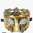 JOYFISCO Masquerade Mask for Men Vintage Roman Greek Venetian Mask for Halloween Mardi Gras Prom Ball Cosplay Party Costume
