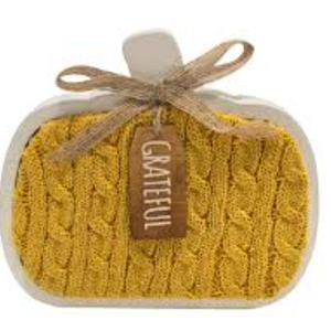 HH 6.6in Table Decor Pumpkin Sweatr