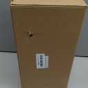 2Pack Large Cable Management Box Black, Handwoven Imitation Rattan Cord Organizer Cord Hider, Desk Cord Management Box to Hide Cords and Power Strips on Desk or Floor