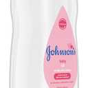 Johnson's Baby Oil, Pure Mineral Oil to help Prevent Moisture Loss for Baby, Kids & Adults, Gentle & Soothing Baby Massage Oil for Dry Skin Relief, Original Scent, Baby Essentials, 20 fl. oz