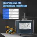 5KCP39EGS070S Condenser Fan Motor OEM Standard-1/4 HP 208-230V 1100 RPM Compatible with Genteq #3905 Replaces HC39GE237 HC39GE237A HC39GE236A HC39GE234A Fan Motor for Ac Unit-Inclusive Capacitance