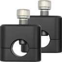 2Pcs Handlebar Risers Kit, Fat Bar Riser Mount Clamp Adaptor, for 7/8Inch 22mm Standard HandleBar Handle,Handlebar Risers for Universal Motorcycle Pit Dirt Bike Racing ATV CNC