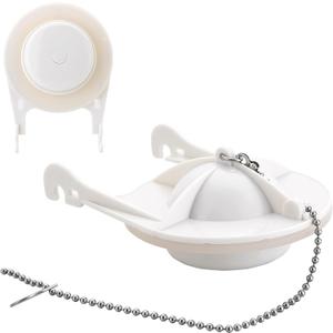 3-Inch Toilet Flapper Replacement Compatible with American Standard 738920-0070A, Flush Valve Seal Assembly with Rubber Gasket Fits Cadet 3 One-Piece Toilet Tank Parts