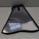 WinWeal Soft Dog Cone Collar for Dogs After Surgery, Transparent Breathable Pet Recovery Collar for Large Medium Dogs, Adjustable Dog Cone Collar, Elizabethan Collar (L, Black) (L (Neck: 15.4-17.3"))