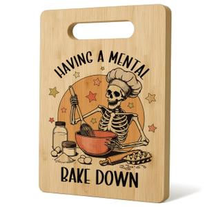 WNAGT Funny Cutting Board Kitchen Decor, Gothic Kitchen Decor, Bamboo Cutting Boards For Kitchen, Decorative Chopping Boards For Kitchen(Style B)