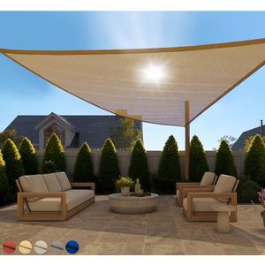 GORILLA GRIP Heavy Duty Sun Shade, UV Protection Fade Tear and Rust Resistant Triangle Sunshade Canopy, Curved Edges Blocks Sunlight, Breathable Sail, Outdoor Patio, Lawn Garden Sand (12' x 12' x 12') GORILLA GRIP Heavy Duty Sun Shade, UV Protection Fade Tear and Rust Resistant Triangle Sunshade Canopy, Curved Edges Blocks Sunlight, Breathable Sail, Outdoor Patio, Lawn Garden Sand (12' x 12' x 12')