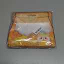 30PCS Cookie Goodie Bags Clear Front Window Party Favor Bag with Stand-up Bottom and Handle Gift Bags For Home Birthday Wedding Baby Shower Baking snacks Lollipops Chocolate Storage (Green Orange)