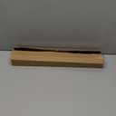 Curtain Rod for Windows 18-45 Inch, Black 5/8 Inch Small Window Treatment Rods, Short Adjustable Splicing Drapery pole, Matte Black