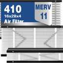 2 Pack 410 Replacement Air Filter MERV 11 Compatible with AprilAire Models 1410, 1610, 2410, 2416, 3410, 4400, 16x28x4inch Furnace Filter, 410 Whole House Air Purifiers Replacement Filter