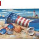 Coastal Lighthouse Mailbox Covers Magnetic Letterbox Covers 21x18 Inch for Garden Outdoor Decoration