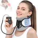 Neck Traction Device - Adjustable Inflatable Neck Stretcher,Lightweight Neck Support Brace for Cervical Spine Decompression,Pain Relief Neck Decompression Tension Relief FSA or HSA Eligible