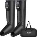 FIT KING Cordless Foot and Leg Massager, Rechargeable Foot and Calf Massage Boots, Portable Compression Boot for Circulation, Pain Relief Recovery After Training, Healthy Travel Gift